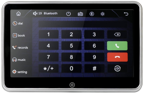 1024x600 Araba Taksi Otobüs Arka Koltuk Tv Ekranları Android Kafalık Monitörü Dokunmatik Ekran