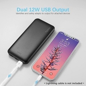 Iphone 218g için 14mm USB Kablosuz Taşınabilir Güç Bankası Şarj Cihazı