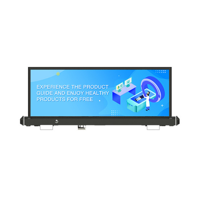 CE Kablosuz P3.3 Dijital Taksi Çatı LED Ekranı Android 4G LED Mobil Ekran