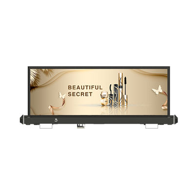 Uzaktan Kumanda P2.5 Taksi Çatı LED Ekran 4G WiFi IP56 su geçirmez