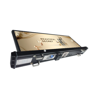 Uzaktan Kumanda P2.5 Taksi Çatı LED Ekran 4G WiFi IP56 su geçirmez